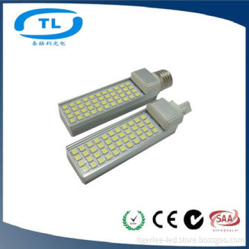 C-TICK G24 E27 plugged LED bulb, 7W